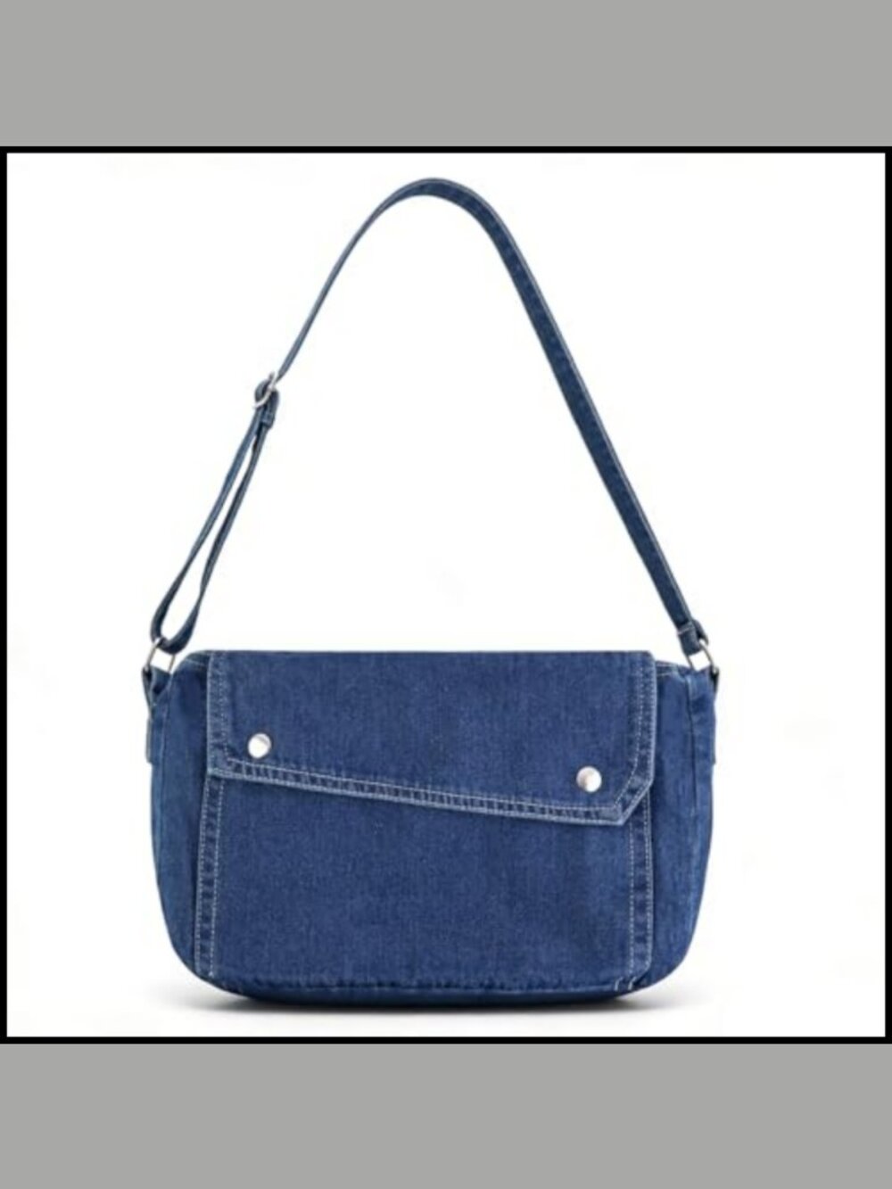 Denim Crossbody Bag Messenger Shoulder Hobo Adjustable Strap Women
